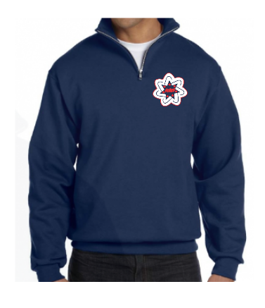 7 Point Star Quarter Zip Pullover