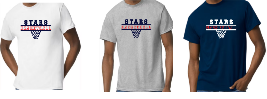 Stars Basketball Net Tshirt