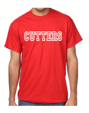 Cutters Distressed Red Tshirt