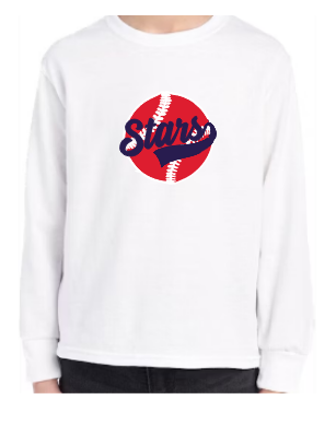 Baseball Image Crewneck Sweatshirt Youth