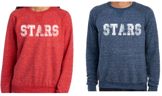 Stars Snow Heather Crewneck