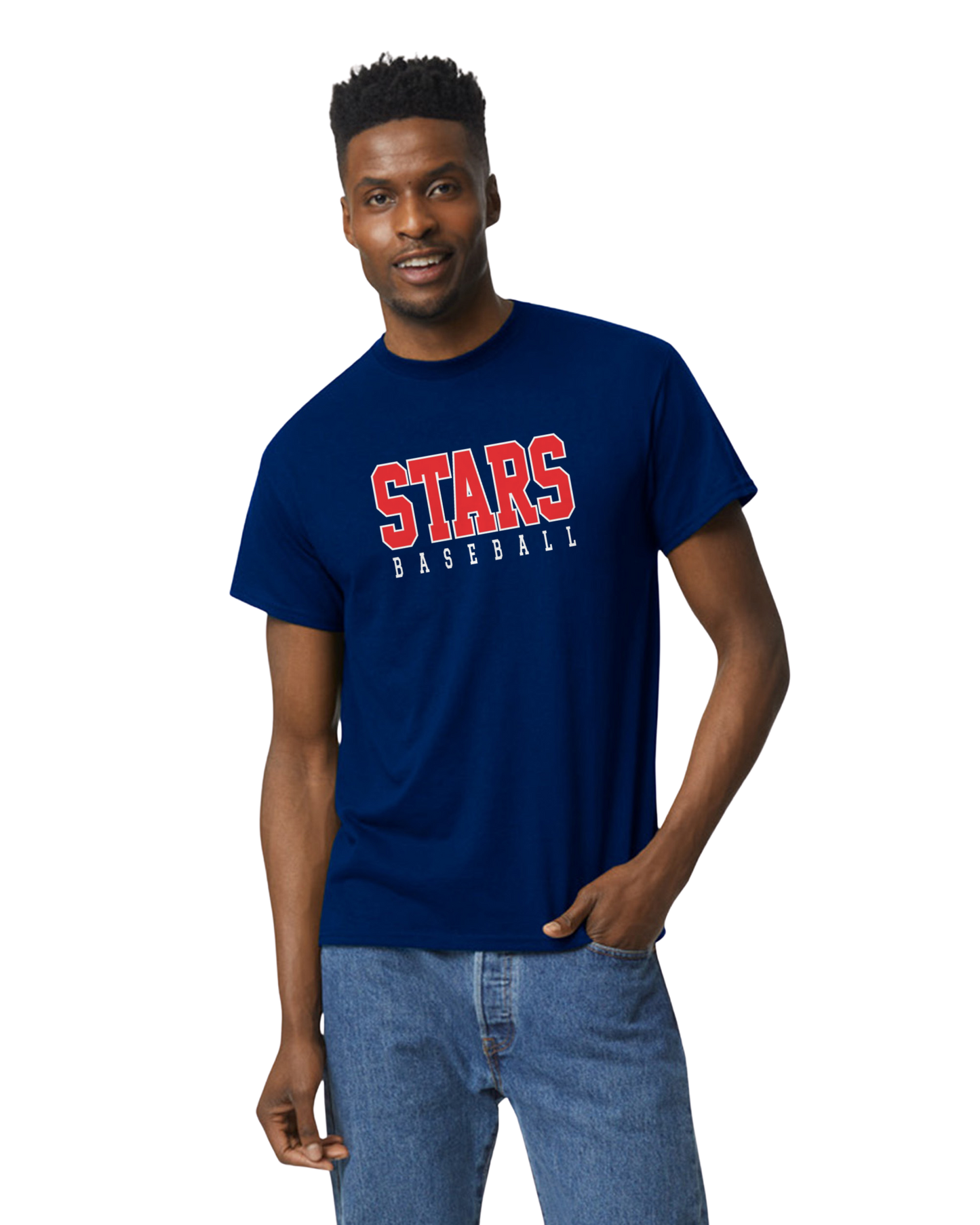 Red Block Stars Tshirt