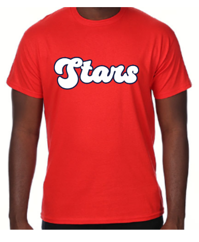 Retro Script Stars Tshirt