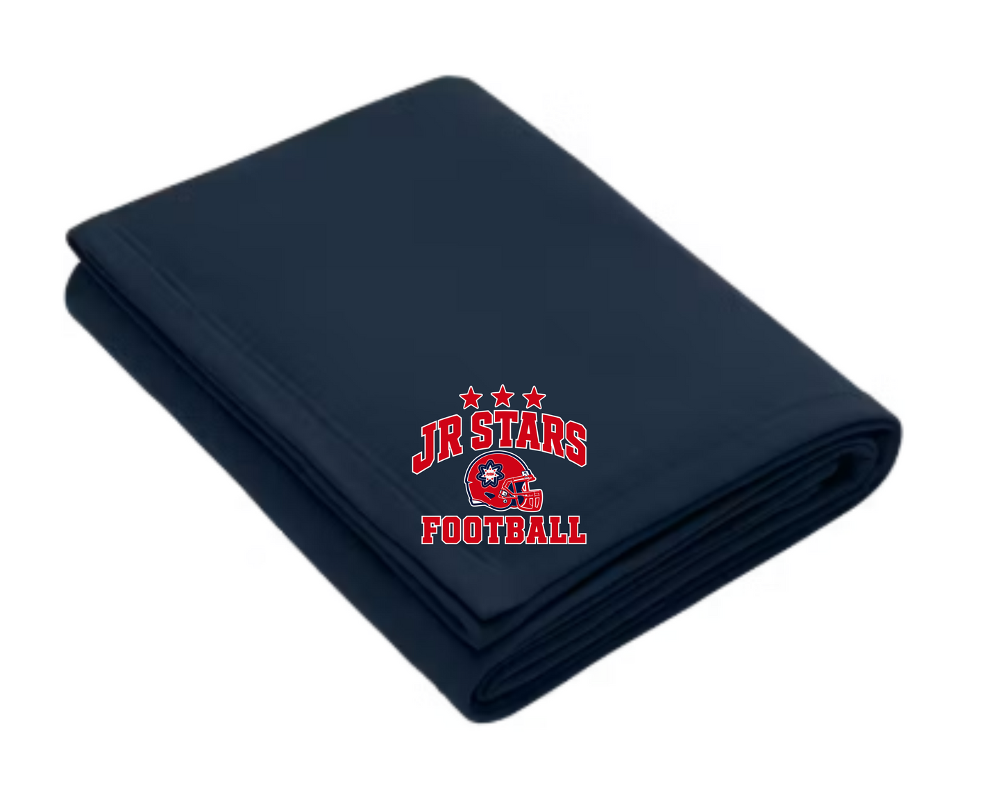 Jr Stars Navy Sweatshirt Blanket