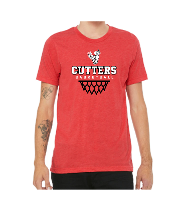 Heather Red Cutters Logo T-Shirt