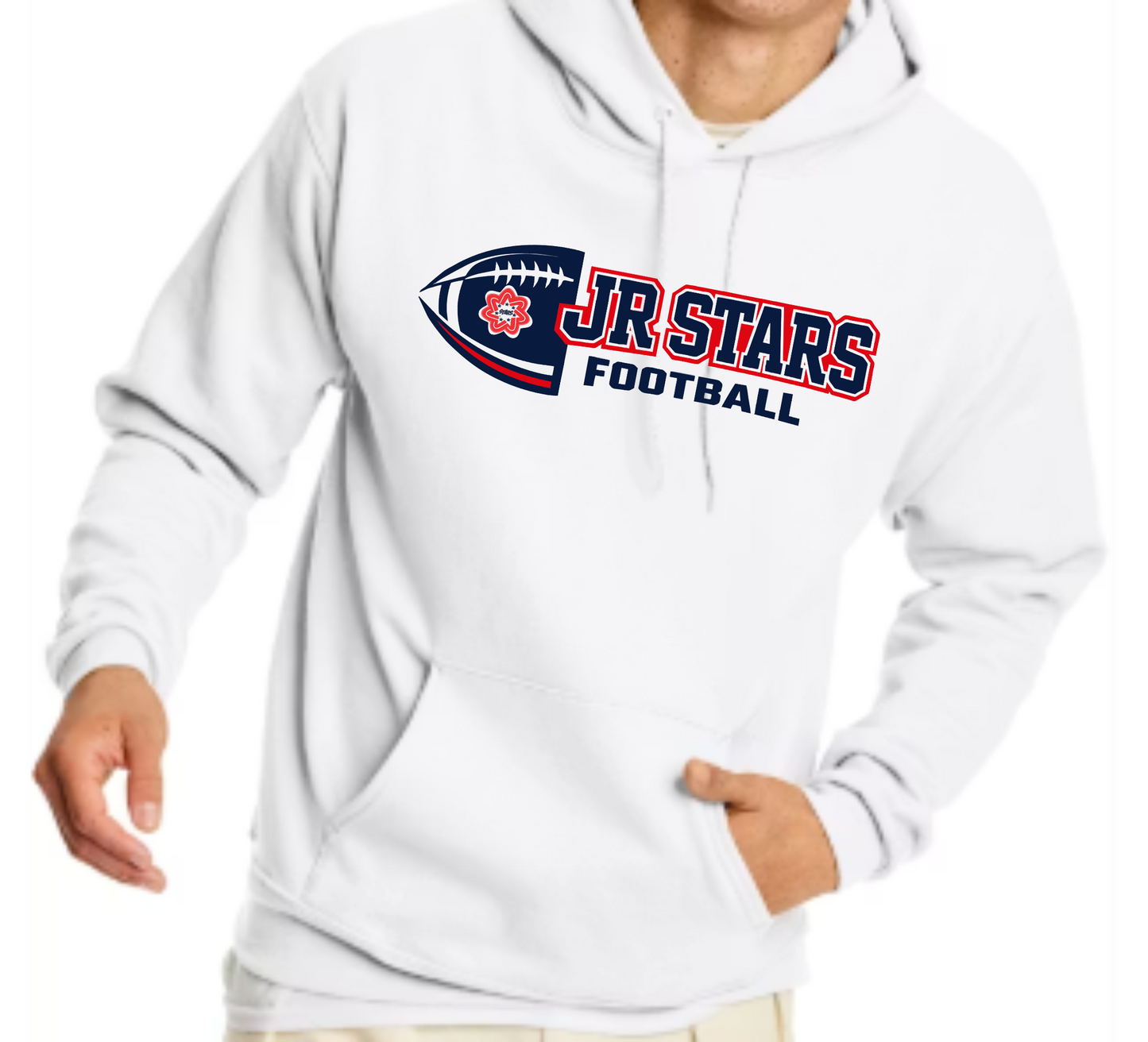 White Stars Football Sweatshirt