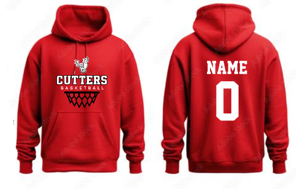Cutters Boys Basketball Player Sweatshirt