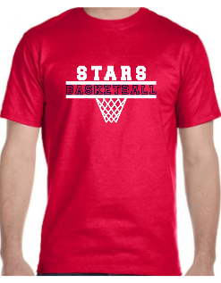 Stars Basketball Net Tshirt