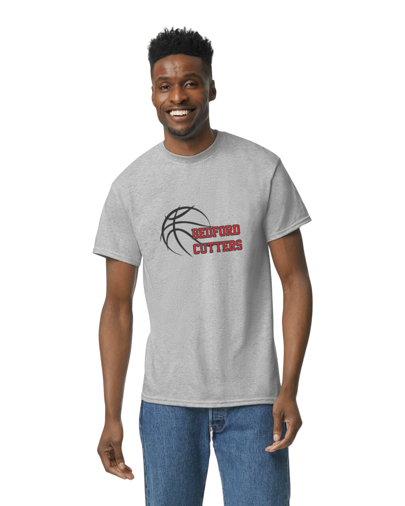 Bedford Cutters Basketball Outline Tshirt