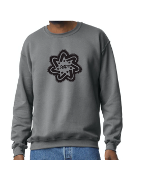 Black 7 Point Star Crewneck Sweatshirt