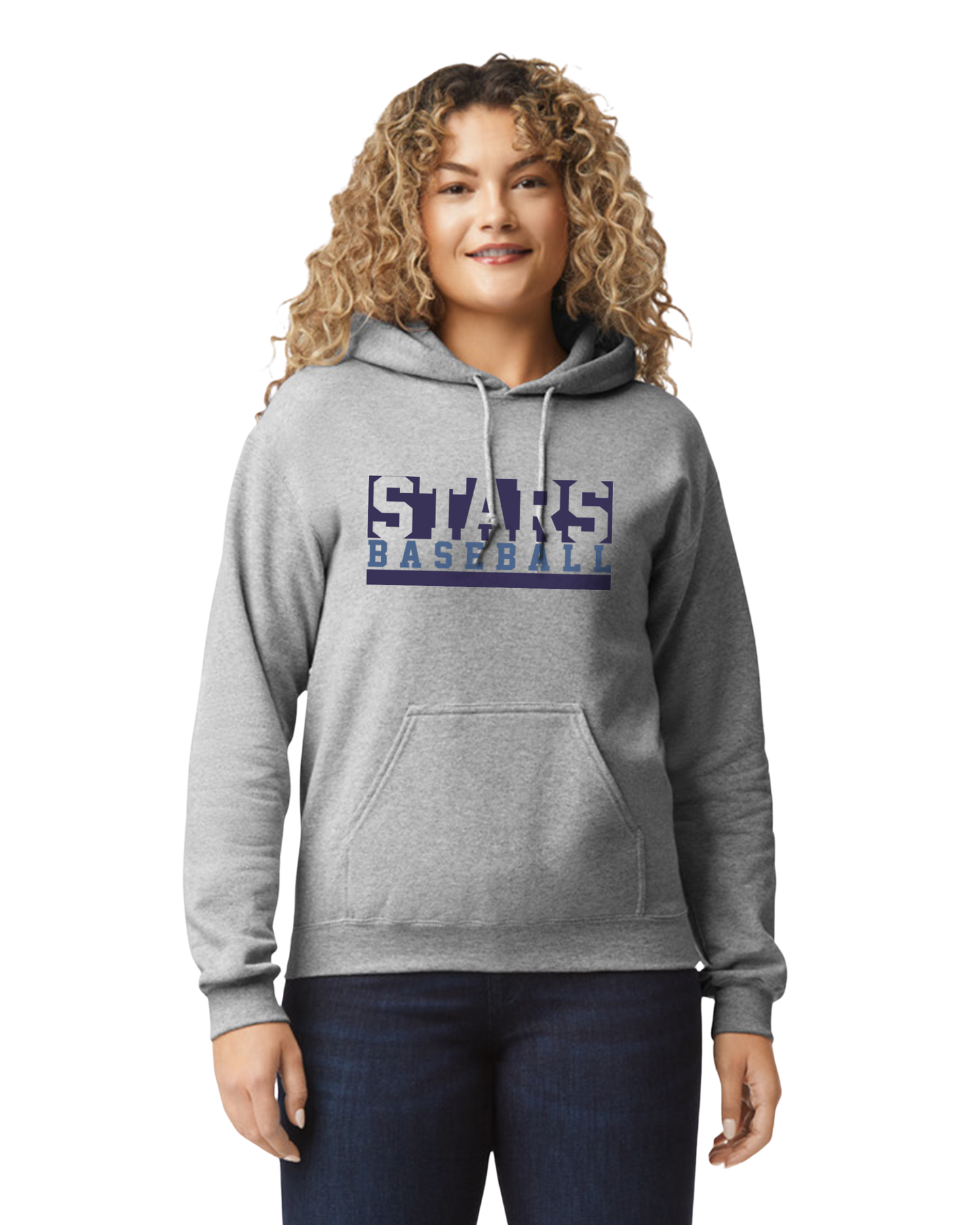 Stars Blue Block Hoody