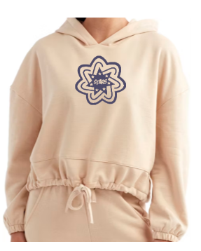 Cinch Waist Stars Hoody - Women's
