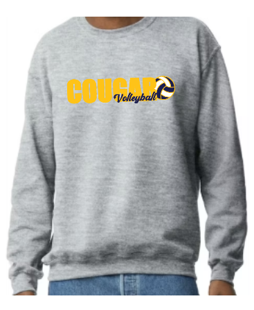 Cougar Volleyball Crewneck