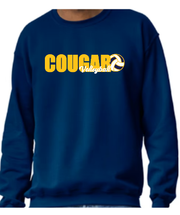 Cougar Volleyball Crewneck