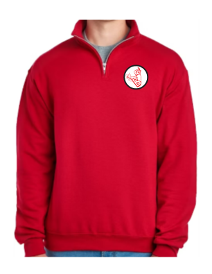 Cutters Red Mascot Quarter Zip