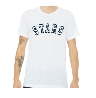 Soft Style Curved Stars Tshirt