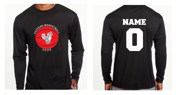 Cutters Girls Basketball Shooting Shirt