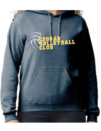 Cougar Volleyball Heather Navy Hoody