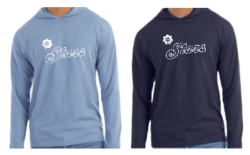 Heathered Stars Soft Style Hooded TShirt