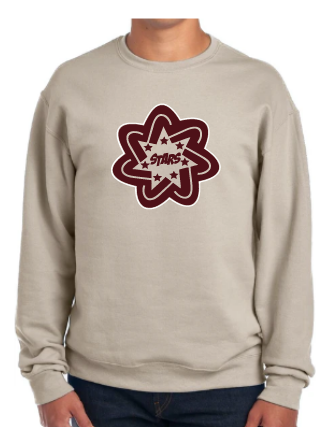 Maroon 7 Point Star Crewneck Sweatshirt