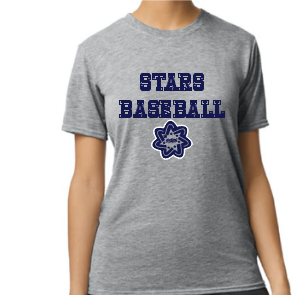 Stars Baseball Navy Print Tshirt