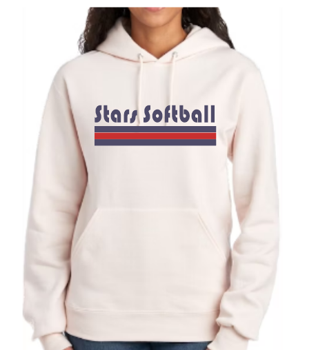 Retro Stripe Stars Softball Sweatshirt