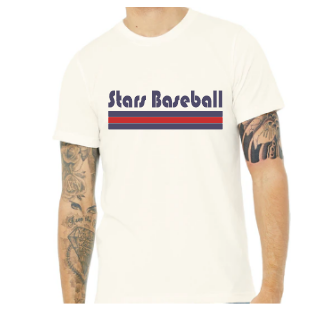 Retro Stripe Stars Baseball Tshirt