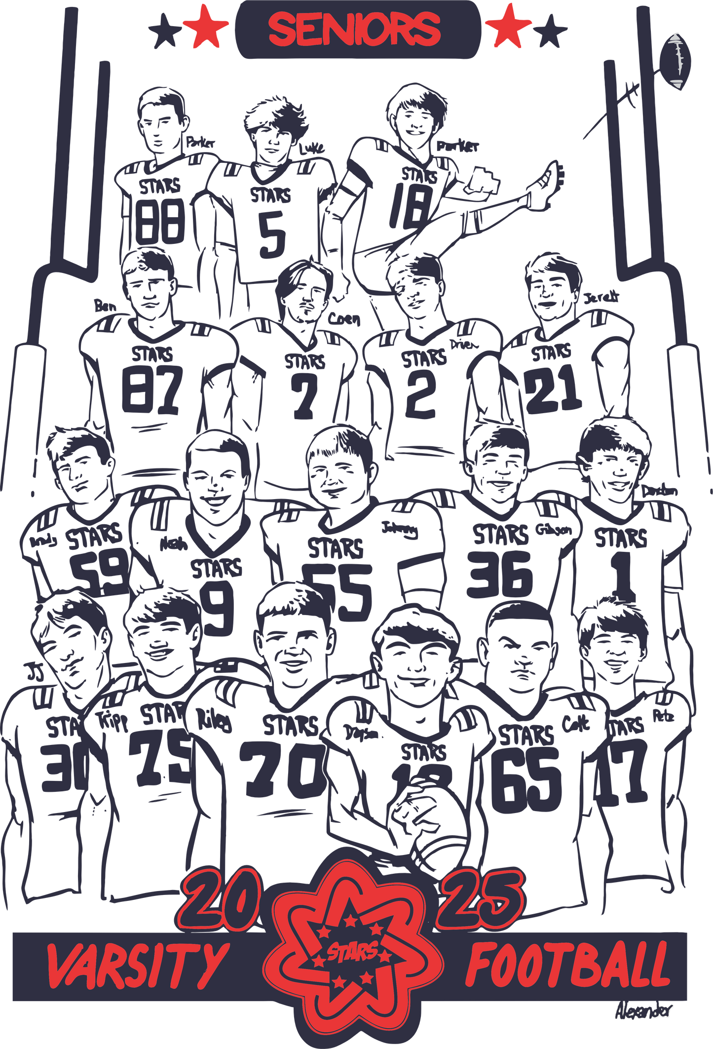 Youth 2025 Football Senior Shirt