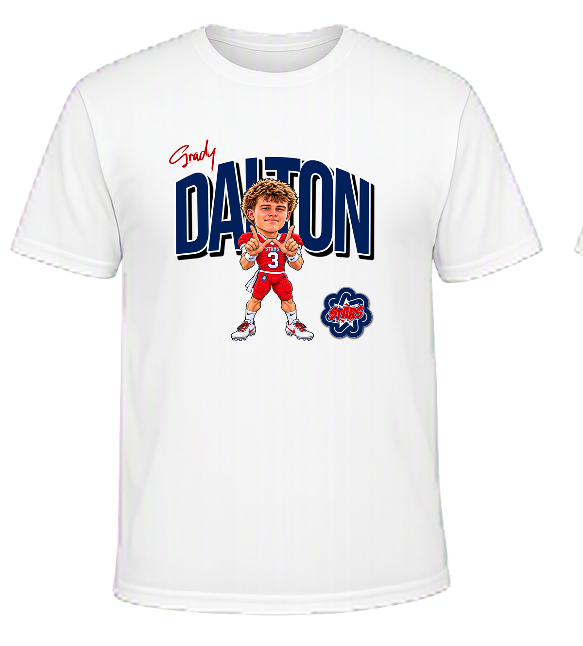 YOUTH - Senior Caricature Shirt - Individual - Front Only