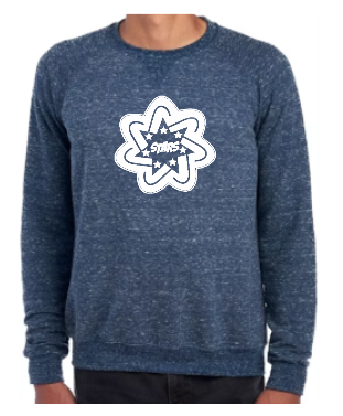 Heather Snow 7 Point Star Crewneck Sweatshirt
