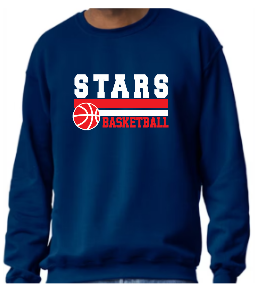 Stars Basketball Crewneck