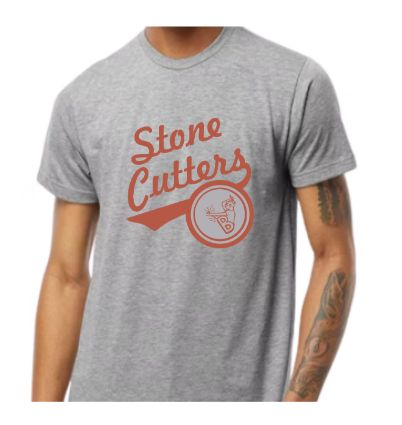 Sublimated Vintage Stone Cutters Logo T-Shirt