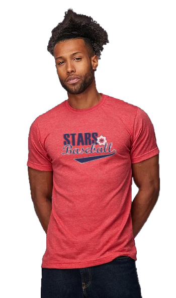 Soft Style Stars Baseball Tail Tshirt