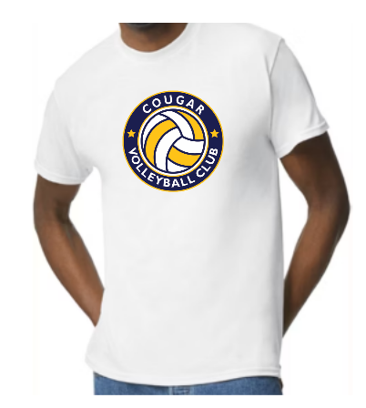 Cougar Volleyball Circle T-shirt