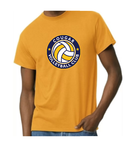 Cougar Volleyball Circle T-shirt
