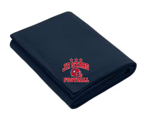 Jr Stars Navy Sweatshirt Blanket