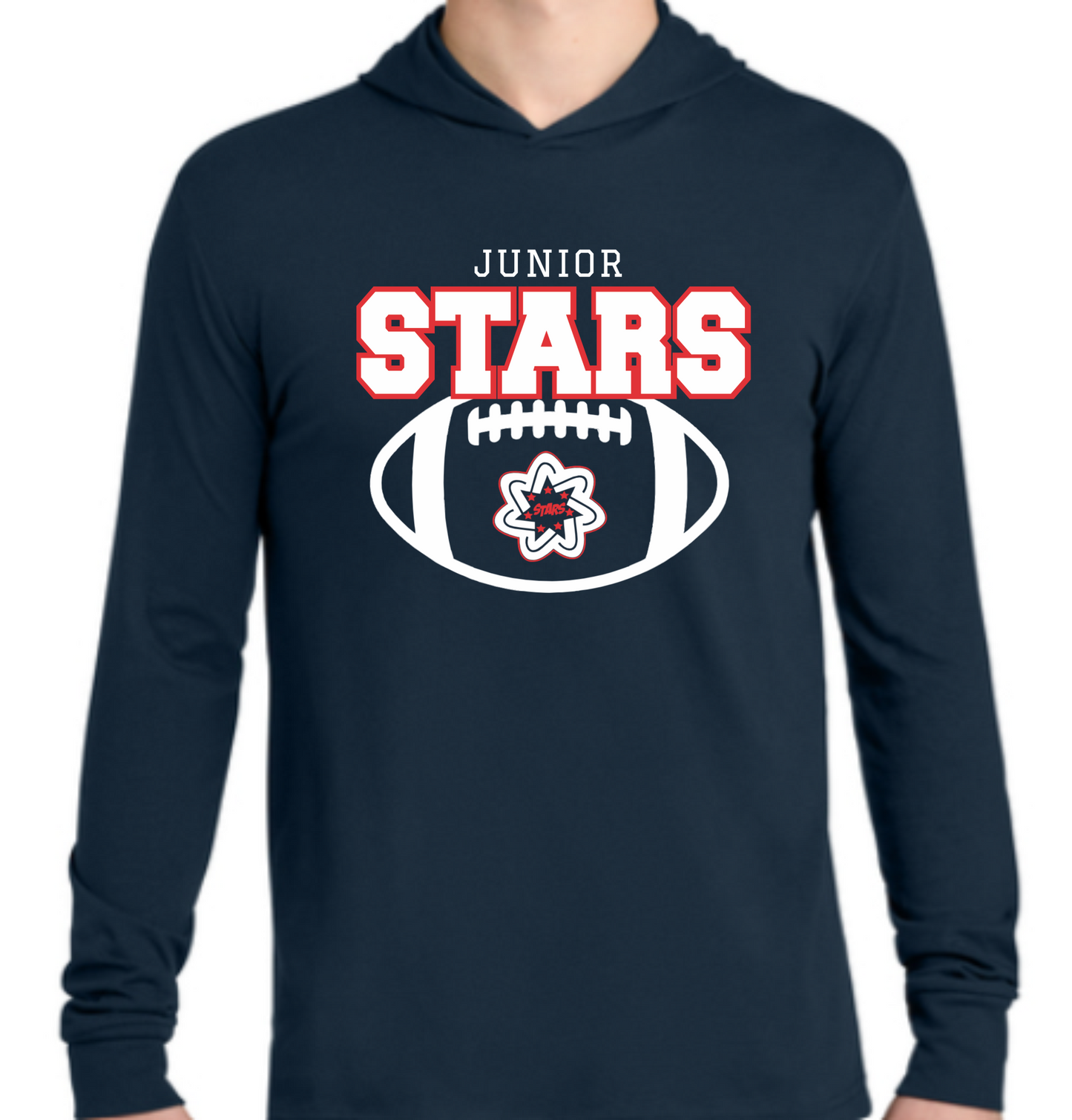 Navy Hooded TShirt